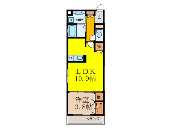 レスト バレル上泉の物件間取画像